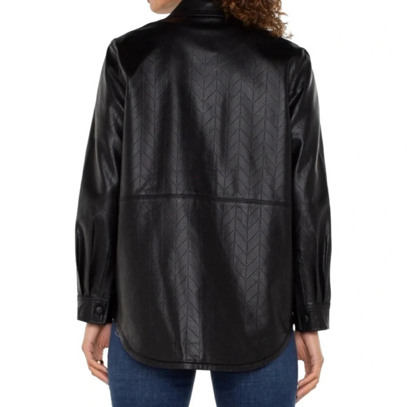 Liverpool Faux Leather Jacket NWT - Picture 2 of 7